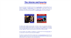 Desktop Screenshot of alarmsandsecurity.net